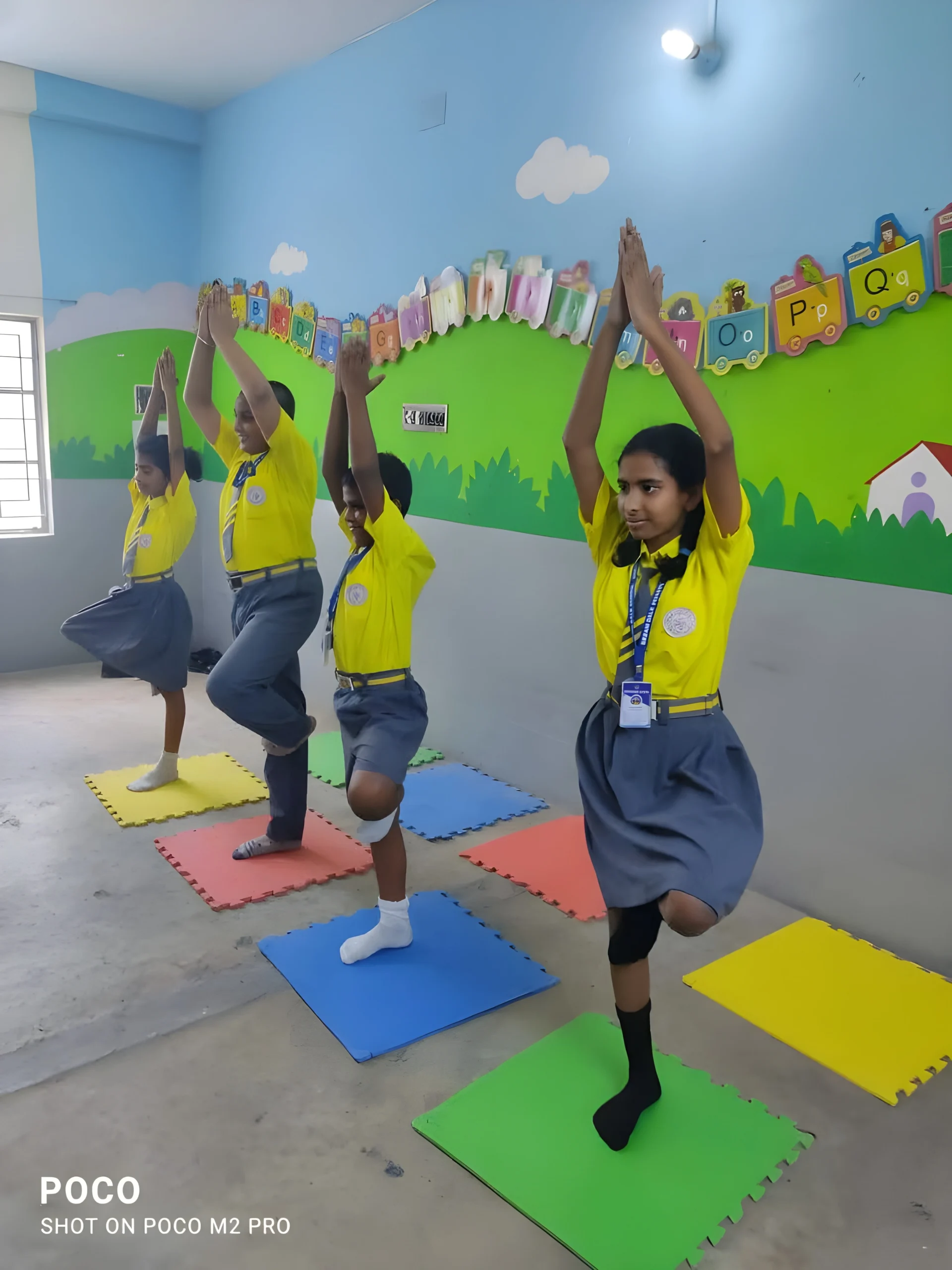 Dream Dale School Kalyani campus Yoga Event